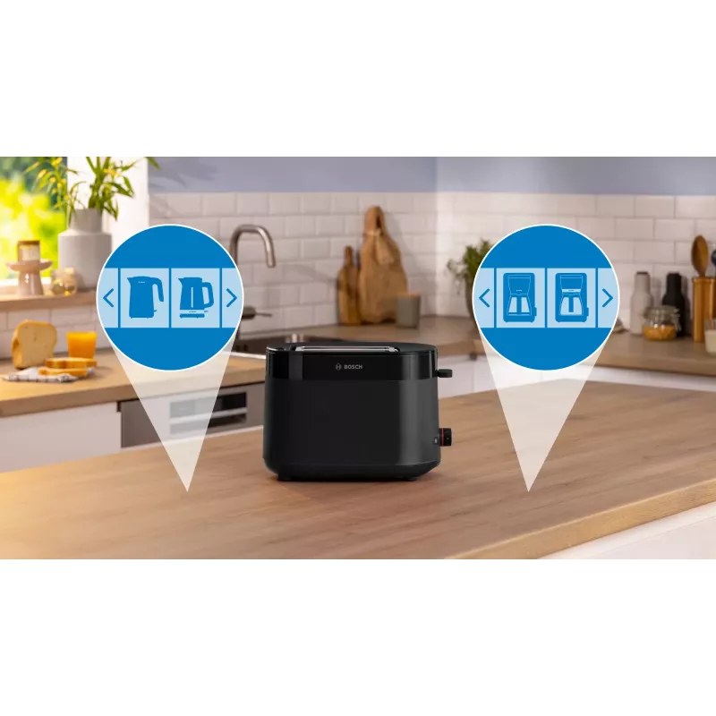 Bosch TAT2M123 hriankovač 6 2 plátky 950 W čierny