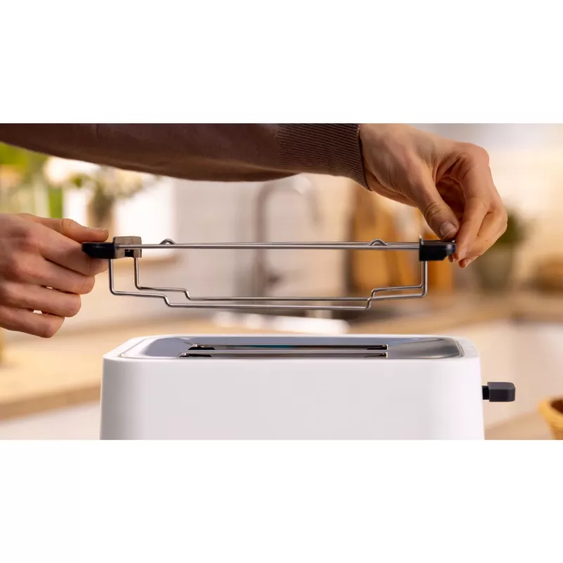 Bosch MyMoment TAT3M121 kompaktný hriankovač, 2 otvory, 950 W, biely