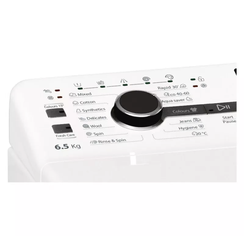 Whirlpool TDLRB 65242BS EU/N práčka s horným plnením 6,5 kg 1151 ot/min biela