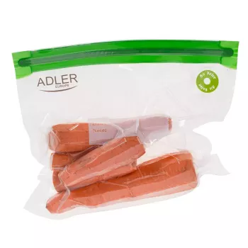 Adler AD 4515 sada na vákuové odsávanie vzduchu z potravín, biela