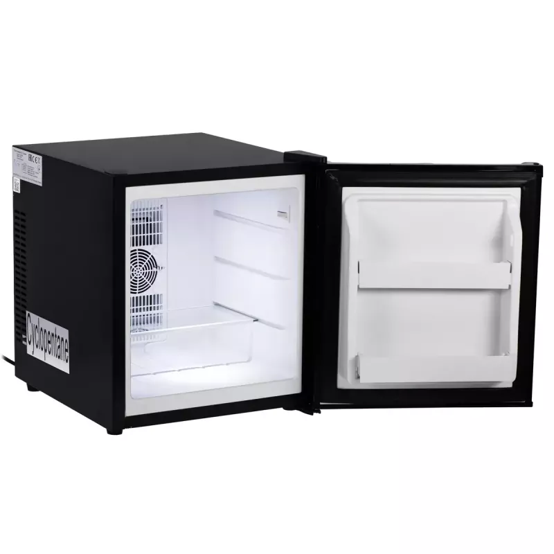 Adler AD 8089 termoelektrická chladnička, 28 l, vnútorné LED osvetlenie, 35 dB, energetická trieda E, čierna