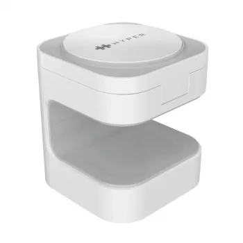 Targus HJ3320WHGL mobilná nabíjačka slúchadlá, smartfón, smartwatch biela USB bezdrôtové nabíjanie funkcia rýchleho nabíjania interiérová