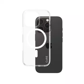 PanzerGlass CARE™ by ® Urban Combat puzdro transparentné s bielym MagSafe iPhone 16 Pro