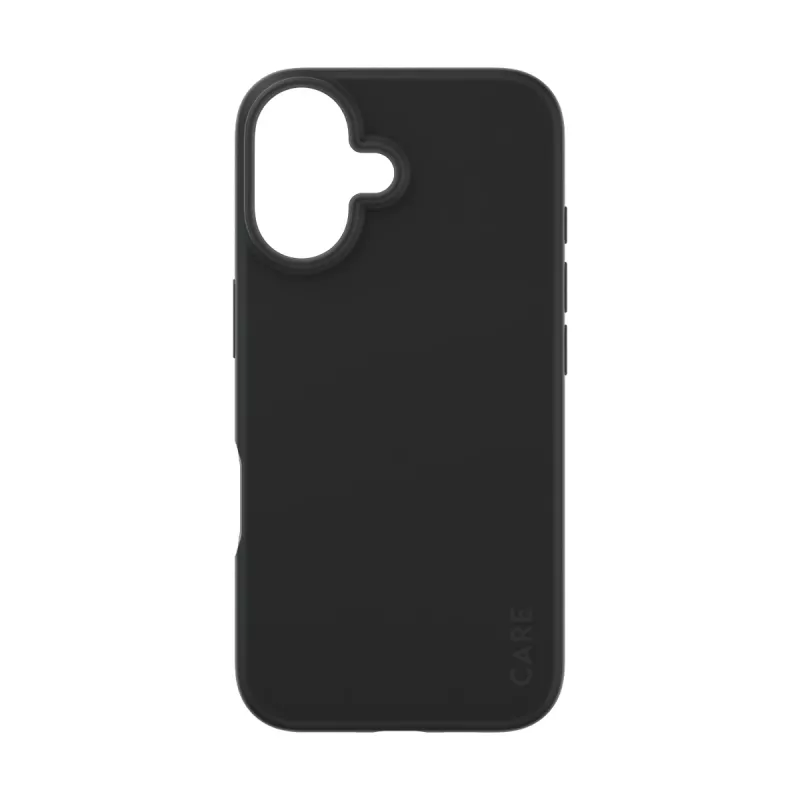 Puzdro PanzerGlass CARE by módne puzdro čierna iPhone 16 transparentné