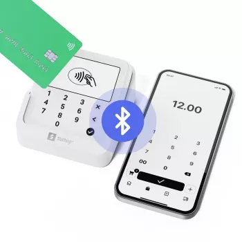 SumUp Solo Lite & Charging Station inteligentná čítačka kariet batéria biela