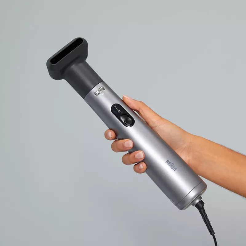 Teplovzdušná kefa BRAUN AS 4.3 čierna strieborná — 1000 W, 2,2 m kábel