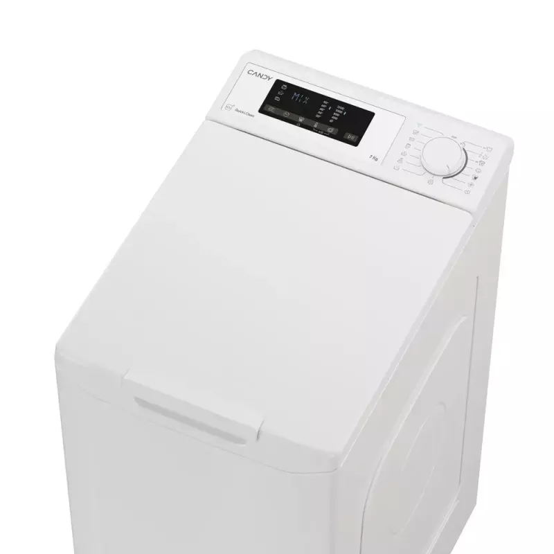 Práčka CANDY TCA273D3-S vrchná 7 kg, 1200 ot/min, energetická trieda C, biela