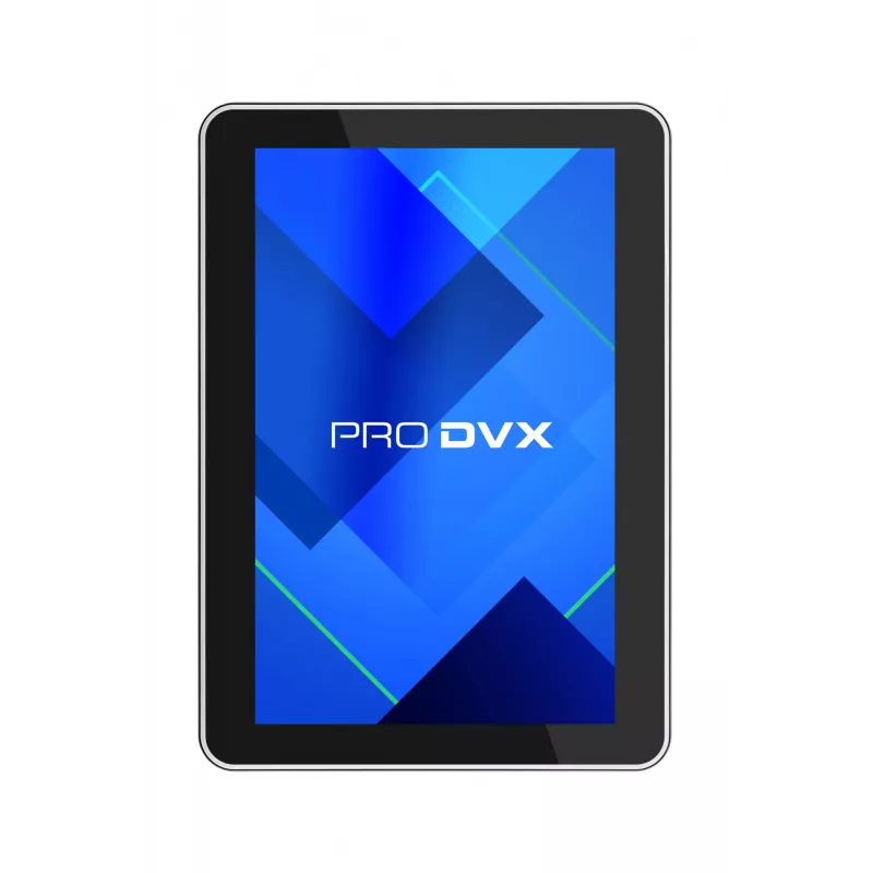 ProDVX APPC-10SLBe panelový počítač, 25,6 cm (10,1-palcový) dotykový displej, 1280 x 800, 500 cd/m², 4 GB, Android 11 s Google Mobile Services, VESA 75x75, čierny