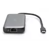DIGITUS USB-C dokovacia stanica, 7-portová - HDMI / 2x USB-A 3.2 Gen 2 / GbE / SD / MicroSD - 100W USB Power Delivery