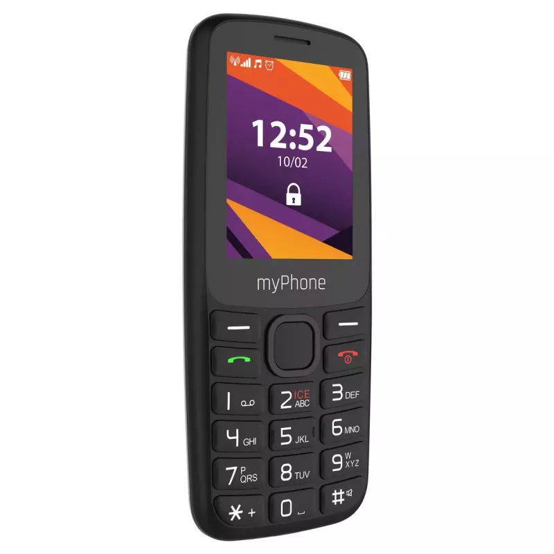 Mobilný telefón MYPHONE 6410 LTE | 2,4 palca TFT | čierny