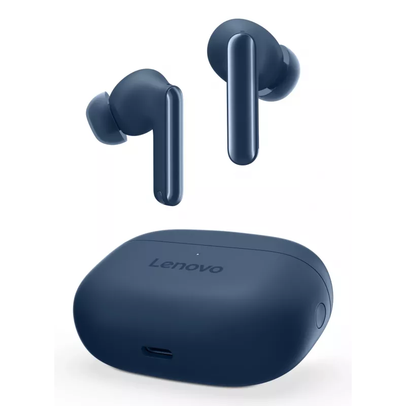 Slúchadlá Lenovo YOGA PC Edition True Wireless Stereo (TWS) In-Ear na hovory a hudbu, USB‑C, modré, 20–20000 Hz, dosah 10 m