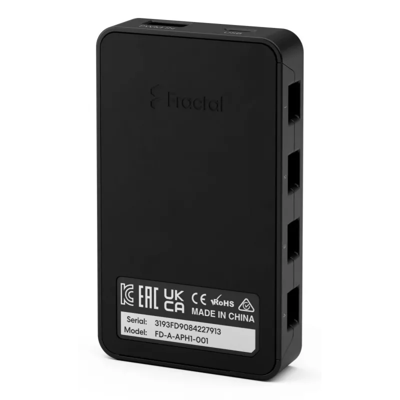 Fractal Design FD-A-APH1-001 4-pinový ovládač ventilátorov, čierny