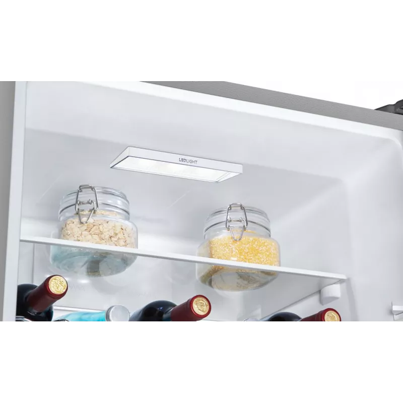 Gorenje chladnička s mrazničkou N619EAXL4 SI, 304 L, No Frost (chladiaca časť), SN-N, 6 kg/24h, E, sivá