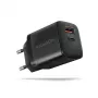 Axagon ACU-PQ30 PD3.0 & QC4+ 2xOUTPUTS nástenná nabíjačka 30W