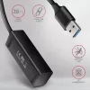 Axagon HUE-M1A 4x USB 3.2 Gen 1 MINI hub, kov, 20 cm USB-A kábel