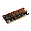 Axagon PCEM2-S PCIe x16 - M.2 NVMe M-Key adaptér slotu, s pasívnym hliníkovým chladičom