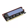 Axagon PCEM2-S PCIe x16 - M.2 NVMe M-Key adaptér slotu, s pasívnym hliníkovým chladičom