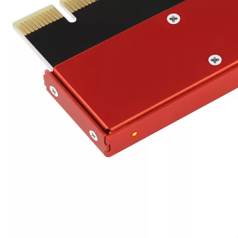 Axagon PCEM2-S PCIe x16 - M.2 NVMe M-Key adaptér slotu, s pasívnym hliníkovým chladičom