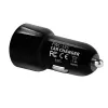 Axagon PWC-5V5 SMART auto nabíjačka 24W, 2x USB-A port, 5V/2,4A + 5V/2,4A