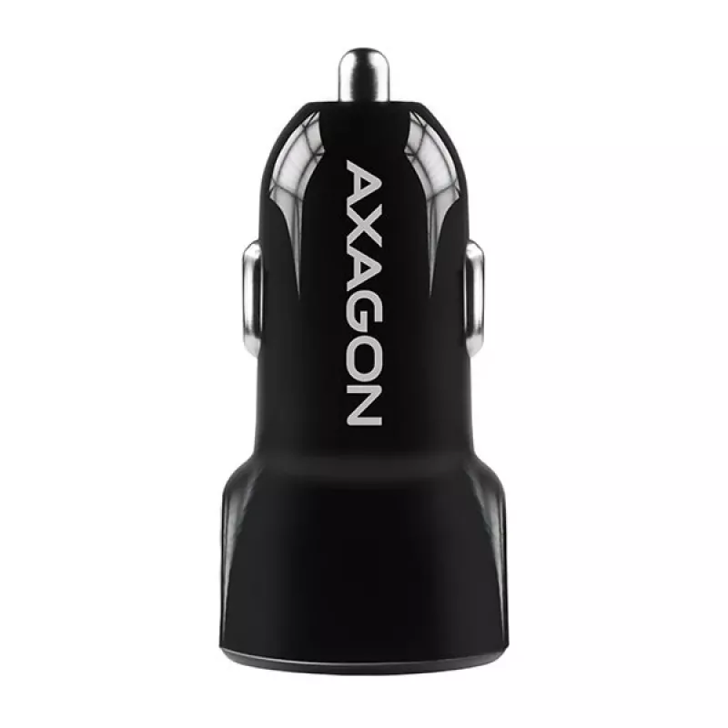 Axagon PWC-5V5 SMART auto nabíjačka 24W, 2x USB-A port, 5V/2,4A + 5V/2,4A