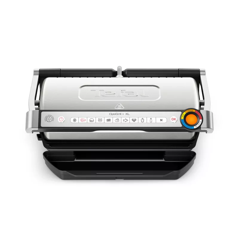 Kontaktný gril Tefal OptiGrill + XL GC728D10, 2000 W, 800 cm² nepriľnavé platne, 9 programov, varná plocha 400×200 mm