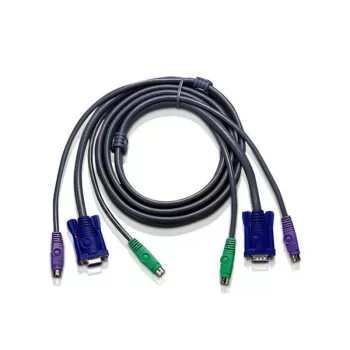 ATEN 10ft PS/2 KVM kábel čierny 3 m