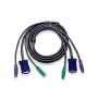 ATEN 10ft PS/2 KVM kábel čierny 3 m