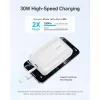 Powerbanka Anker Zolo 10000mAh, 30W Super Fast Charging, integrovaný kábel USB-C, biela