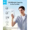 Powerbanka Anker Zolo 10000mAh, 30W Super Fast Charging, integrovaný kábel USB-C, biela