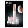 Epilátor na tvár Braun 81636295, biela/bronzová