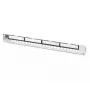 DIGITUS modulárny pozinkovaný patch panel - tienený 24-port 24-port blank 1U rackmontáž čierny RAL 9005