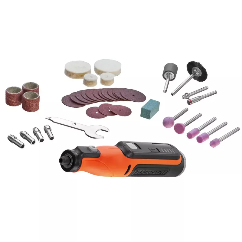 Elektrická gravírovacia fréza Black & Decker BCRT8I-XJ – ručná presná gravírovacia fréza, ľahký dizajn