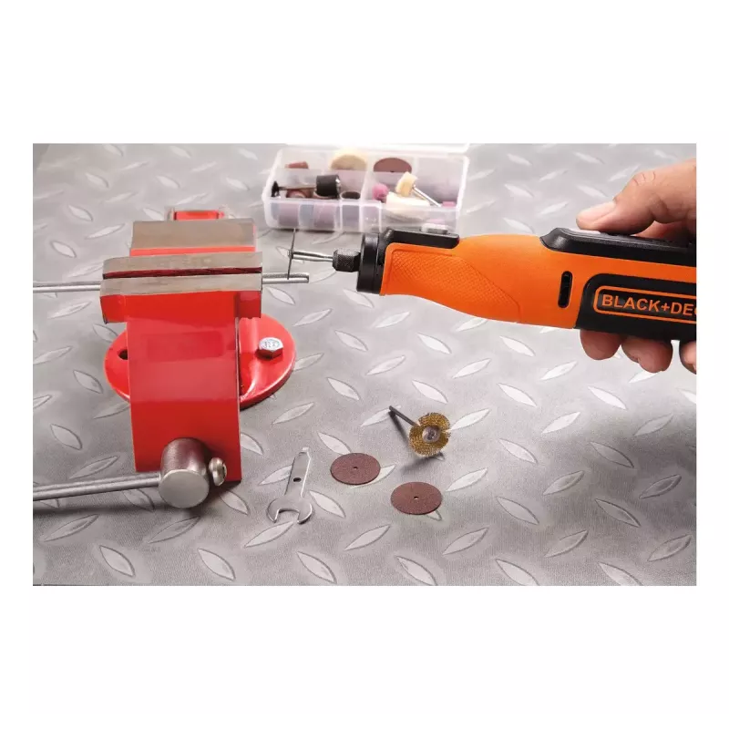 Elektrická gravírovacia fréza Black & Decker BCRT8I-XJ – ručná presná gravírovacia fréza, ľahký dizajn
