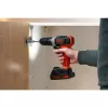 Akumulátorový skrutkovač Black & Decker BCD001C1, 18 V, Li-Ion 1,5 Ah, oranžová/čierna