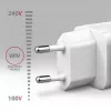 Nástenná nabíjačka Axagon ACU-PD30W 1x QC3.0/AFC/FCP/PD Type-C 30W biela