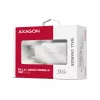 Nástenná nabíjačka Axagon ACU-PD30W 1x QC3.0/AFC/FCP/PD Type-C 30W biela