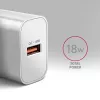 Axagon ACU-QC18W QC3.0 1xVÝSTUP nástenná nabíjačka 18W