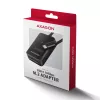 Axagon ADM2-CM USB-C adaptér M.2 NVMe SATA 10Gbps čierny