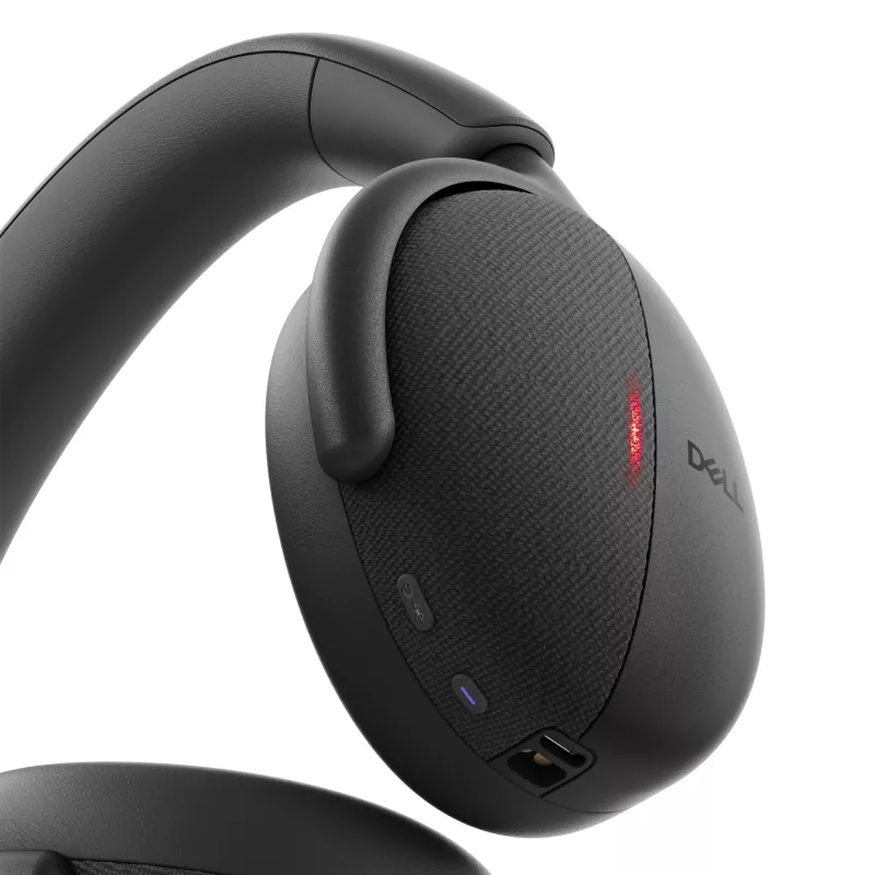 DELL Pro Premium Wireless ANC Headset - WL7024, káblový & bezdrôtový, telefonovanie/hudba, 20 - 20000 Hz, 297 g, headset, čierny