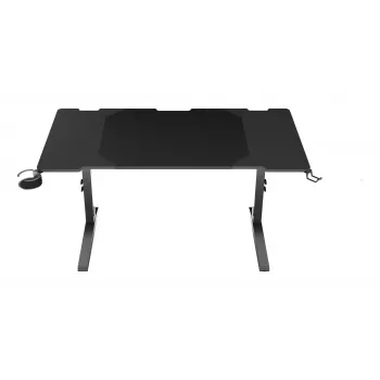 Rovný počítačový stôl GENESIS NDS-2249 čierny MDF 140x75cm