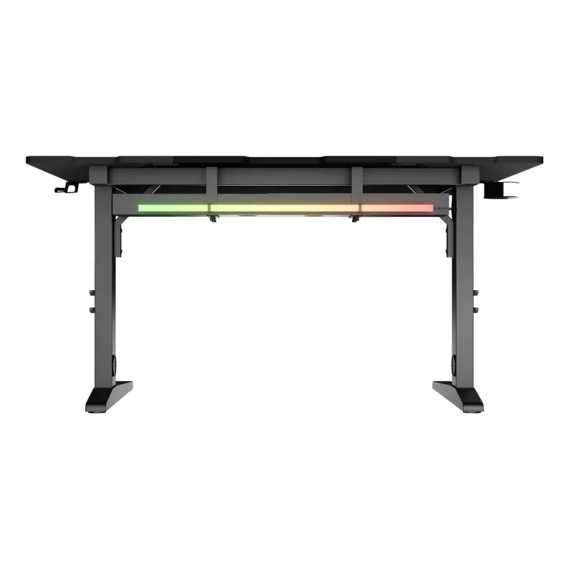 Rovný počítačový stôl GENESIS NDS-2249 čierny MDF 140x75cm