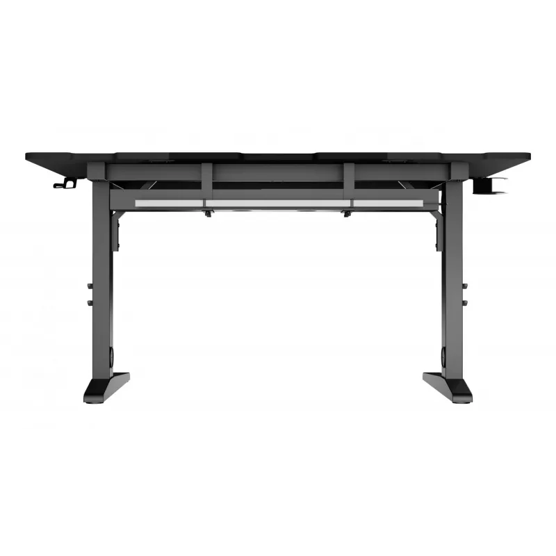 Rovný počítačový stôl GENESIS NDS-2249 čierny MDF 140x75cm