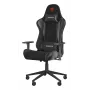Herná stolička GENESIS Nitro 440 G2, čalúnené sedadlo, textil/ekokoža, sivá/čierna, max. 120 kg, nastaviteľné operadlo a 1D podrúčky