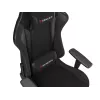 Herná stolička GENESIS Nitro 440 G2, čalúnené sedadlo, textil/ekokoža, sivá/čierna, max. 120 kg, nastaviteľné operadlo a 1D podrúčky