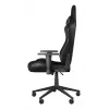 Herná stolička GENESIS Nitro 440 G2, čalúnené sedadlo, textil/ekokoža, sivá/čierna, max. 120 kg, nastaviteľné operadlo a 1D podrúčky