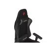 Herná stolička GENESIS Nitro 440 G2, čalúnené sedadlo, textil/ekokoža, sivá/čierna, max. 120 kg, nastaviteľné operadlo a 1D podrúčky