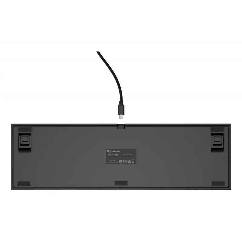 GENESIS THOR 404 klávesnica univerzálna USB QWERTY anglická čierna