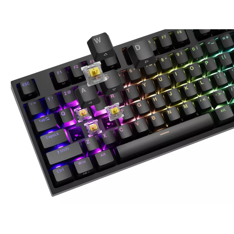 GENESIS THOR 404 klávesnica univerzálna USB QWERTY anglická čierna