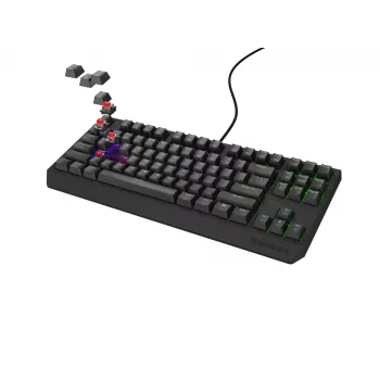 GENESIS Thor 230 TKL klávesnica herná USB + RF Wireless + Bluetooth QWERTY čierna