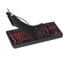 Genesis Thor 230 TKL drôtová mechanická herná klávesnica, US, čierna, Outemu Red